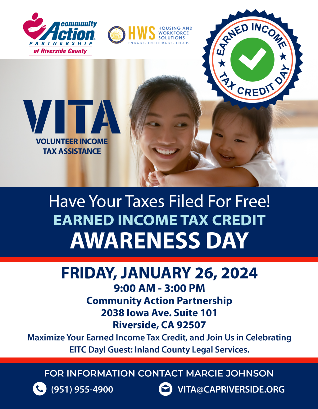 Earned Income Tax Credit Awareness Day Official Website Assemblymember Sabrina Cervantes 9870